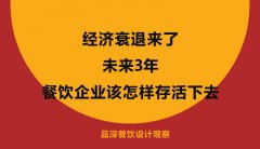 經(jīng)濟(jì)衰退來了，未來3年餐飲企業(yè)該怎樣存活下去？